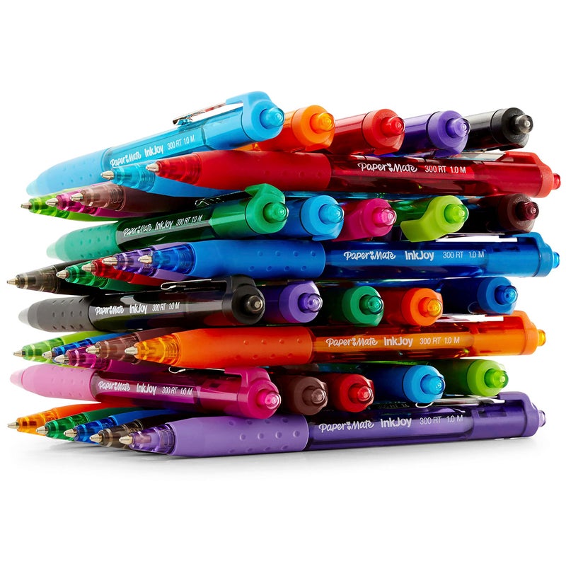 Paper Mate Inkjoy 300 RT Ballpoint Pens,Black - Image 5